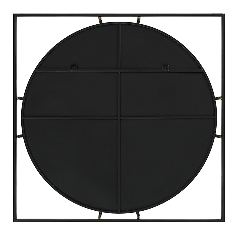 Uttermost Hinson Square Mirror in Black
