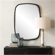 Uttermost Benedo Industrial Mirror in Black