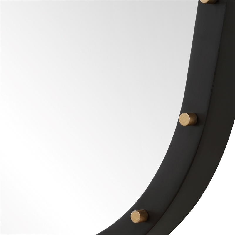 Uttermost Benedo Industrial Mirror in Black