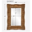 Uttermost Emerson Scalloped Antique Gold Mirror