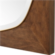 Uttermost Garonne Square Walnut Mirror