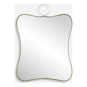 Uttermost Talia Antique Brass Vanity Mirror