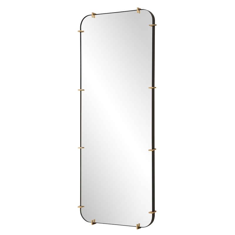 Uttermost Pali Industrial Dressing Mirror in in Gold