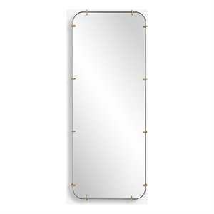 Uttermost Pali Industrial Dressing Mirror in in Gold