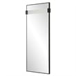 Uttermost Stratton Modern Dressing Mirror in Black