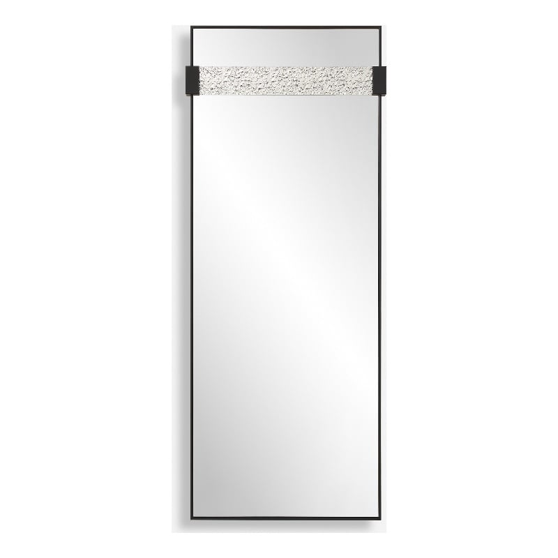 Uttermost Stratton Modern Dressing Mirror in Black