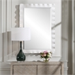 Uttermost Haya White Scalloped Mirror
