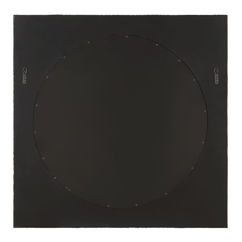 Uttermost Ember Black Square Mirror