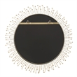Uttermost Aga Round Gold Mirror