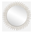 Uttermost Aga Round Gold Mirror