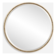 Uttermost Sutton Aged Gold Round Mirror