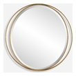Uttermost Rhodes Gold Round Mirror