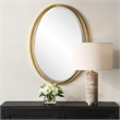 Uttermost Rhodes Gold Oval Mirror