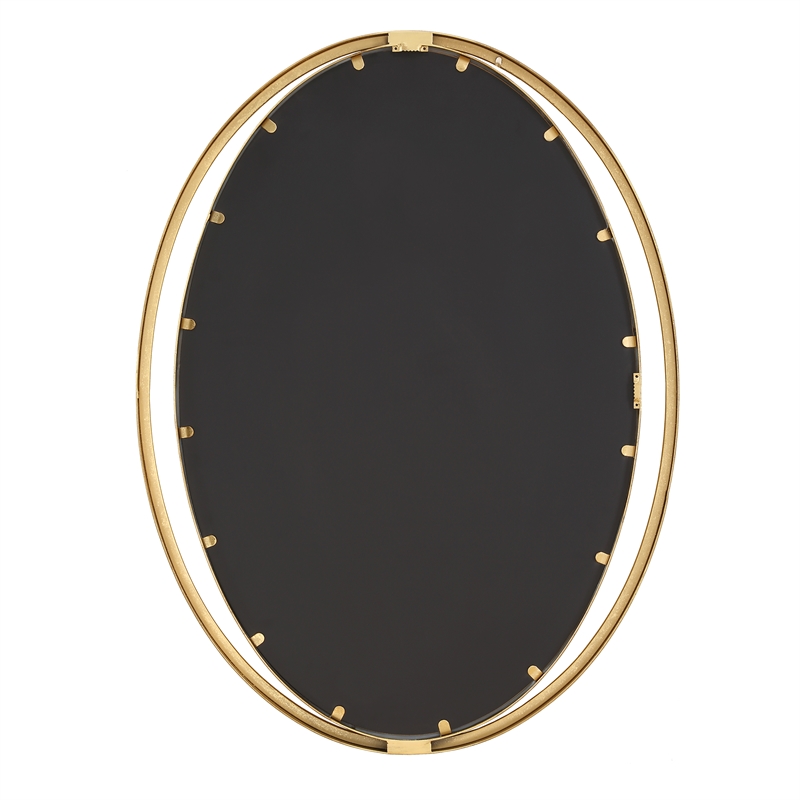 Uttermost Rhodes Gold Oval Mirror