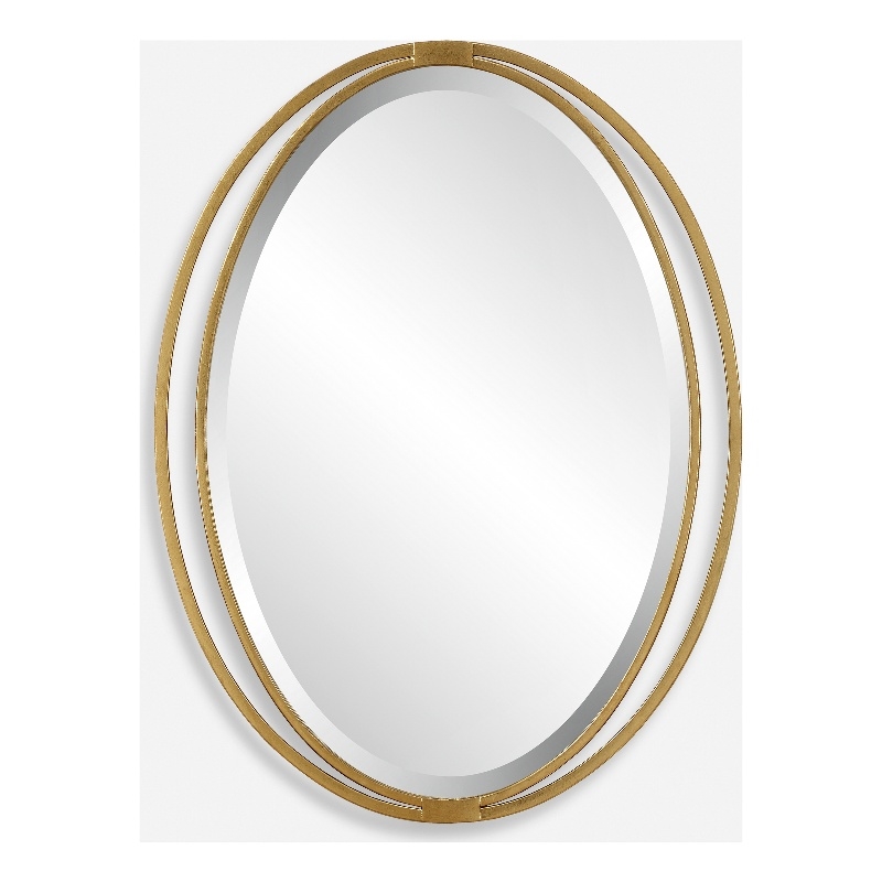 Uttermost Rhodes Gold Oval Mirror