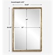 Uttermost Sutton Gold Vanity Mirror