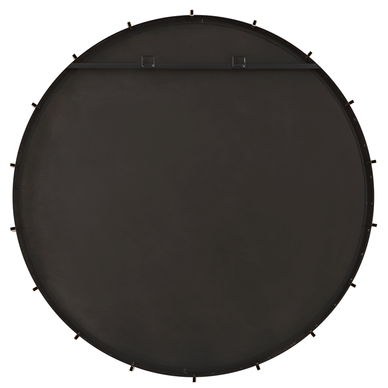 Uttermost Pali Industrial Round Mirror in in Gold