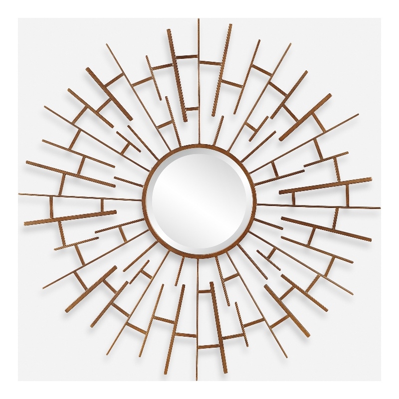 Uttermost Tangled Bronze Round Mirror