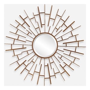 Uttermost Tangled Bronze Round Mirror