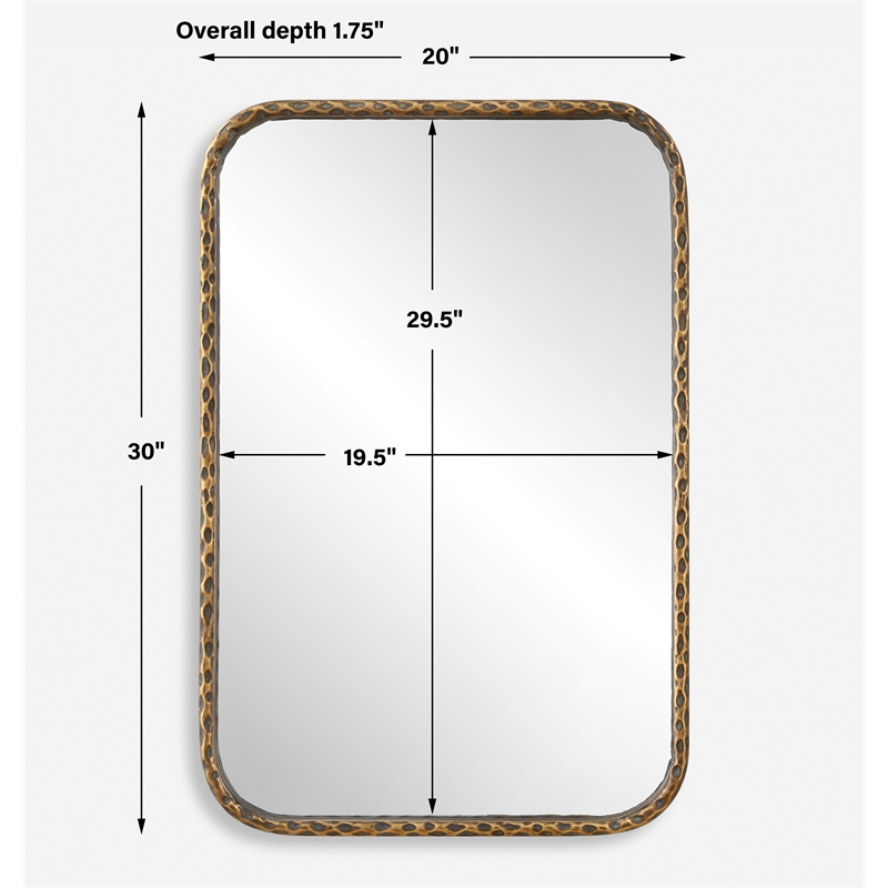 Uttermost A Little Knotty Bronze Vanity Mirror