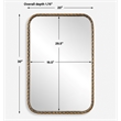 Uttermost A Little Knotty Bronze Vanity Mirror