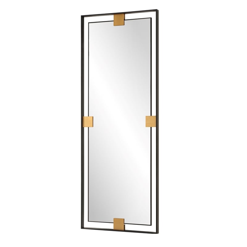 Uttermost Cornerstone Oversized Mirror in Black
