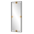 Uttermost Cornerstone Oversized Mirror in Black