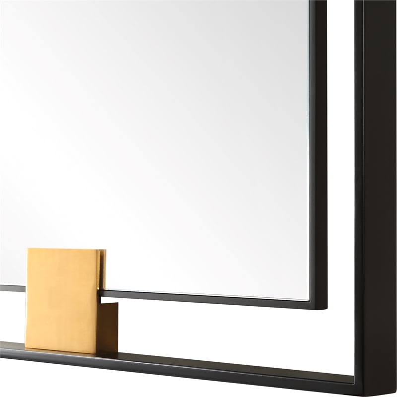 Uttermost Cornerstone Oversized Mirror in Black