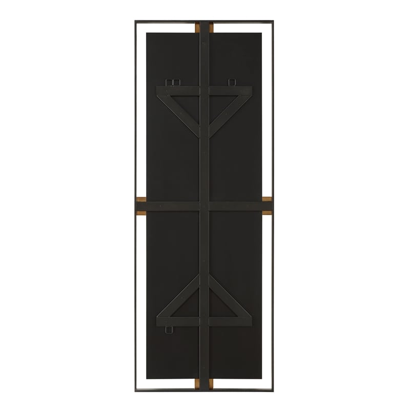 Uttermost Cornerstone Oversized Mirror in Black