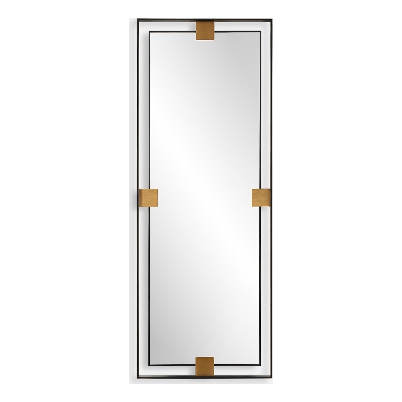 Uttermost Cornerstone Oversized Mirror in Black