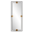 Uttermost Cornerstone Oversized Mirror in Black
