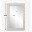 Uttermost Everett Ivory Stone Mirror