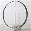 Uttermost Around Again Circular Sculpture in Black