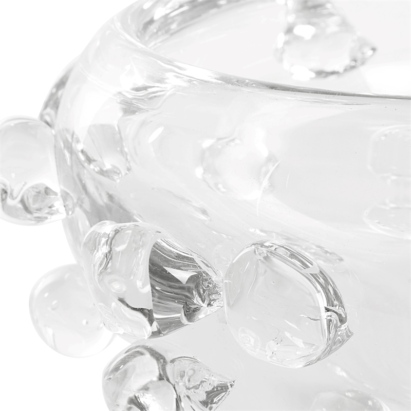 Uttermost Aura Clear Glass Bowl