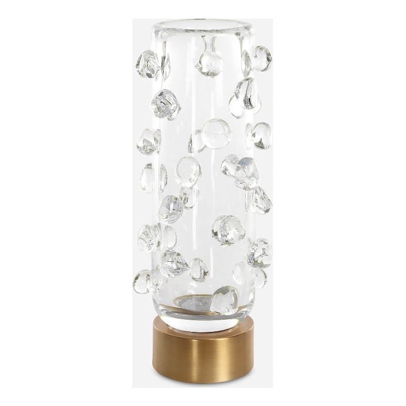 Uttermost Aura Clear Glass Vase