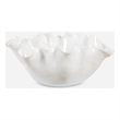 Uttermost Ruffle White Bloom Bowl