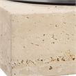 Uttermost Natural Luxe Travertine Box in Tan