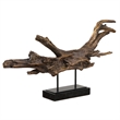 Uttermost Gilded Sculpture Branch in Brown