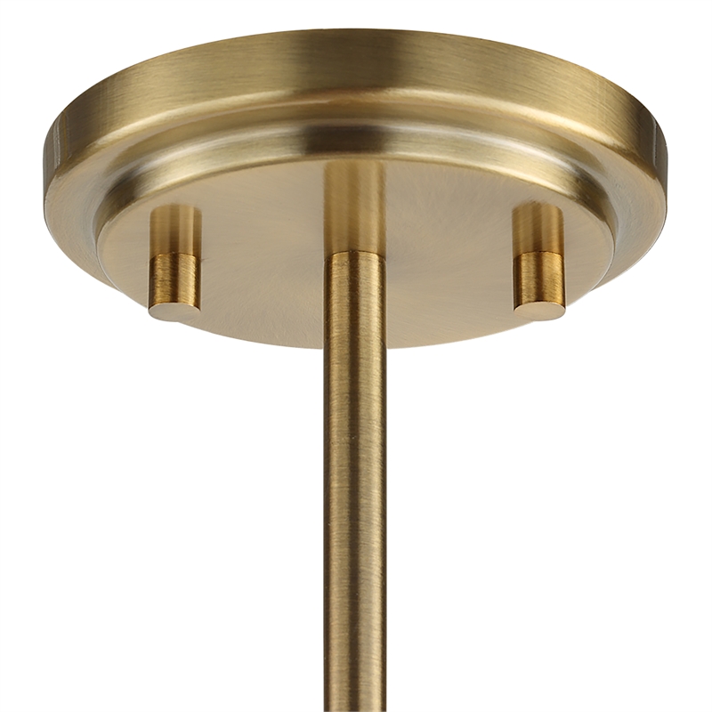 Uttermost Cret 12 Light Brass Chandelier