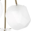 Uttermost Geodesic 3 Light Pendant in Antique Brass