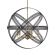 Uttermost Spherical 5 Light Pendant in Bronze