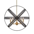 Uttermost Spherical 5 Light Pendant in Bronze