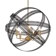 Uttermost Spherical 5 Light Pendant in Bronze