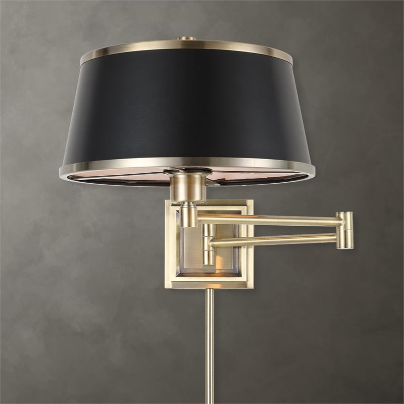 Uttermost Newmarket 1 Light Antique Brass Sconce