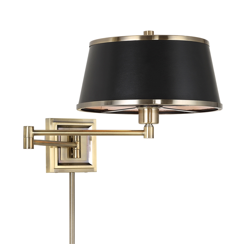 Uttermost Newmarket 1 Light Antique Brass Sconce