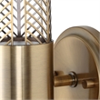Uttermost Cret 2 Light LED Brass Sconce