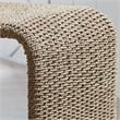 Uttermost Calabria Woven Seagrass End Table in Tan