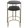 Uttermost Aztec Wood Nesting Tables in Ebony (Set of 2)