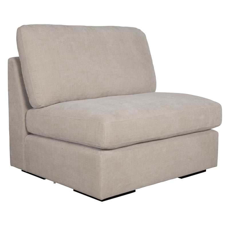 Uttermost Refuge Armless Sand Sofa