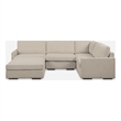 Uttermost Refuge Armless Sand Sofa